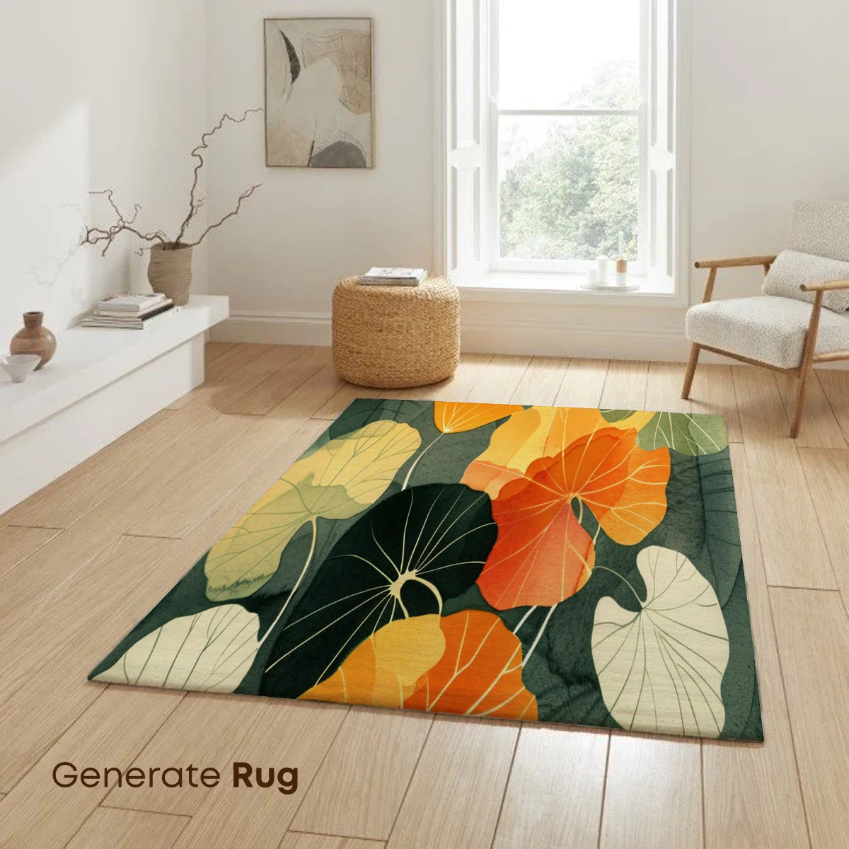 Autumnal Lotus Symphony: Vibrant Leaves in Harmony - Image 6