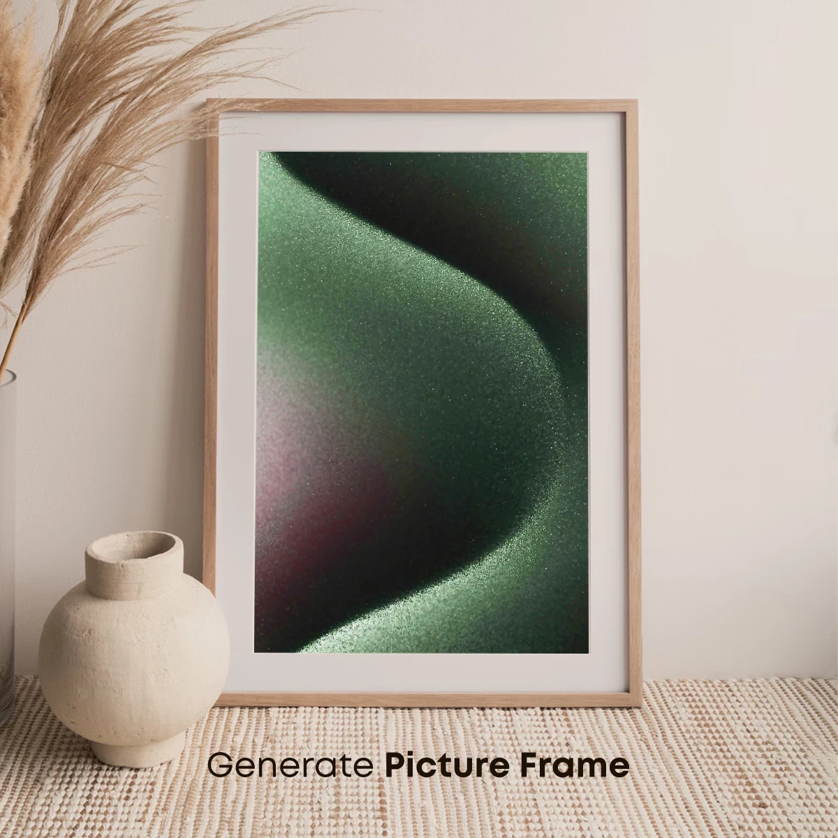 Ethereal Green Waves: A Textured Odyssey - Image 7
