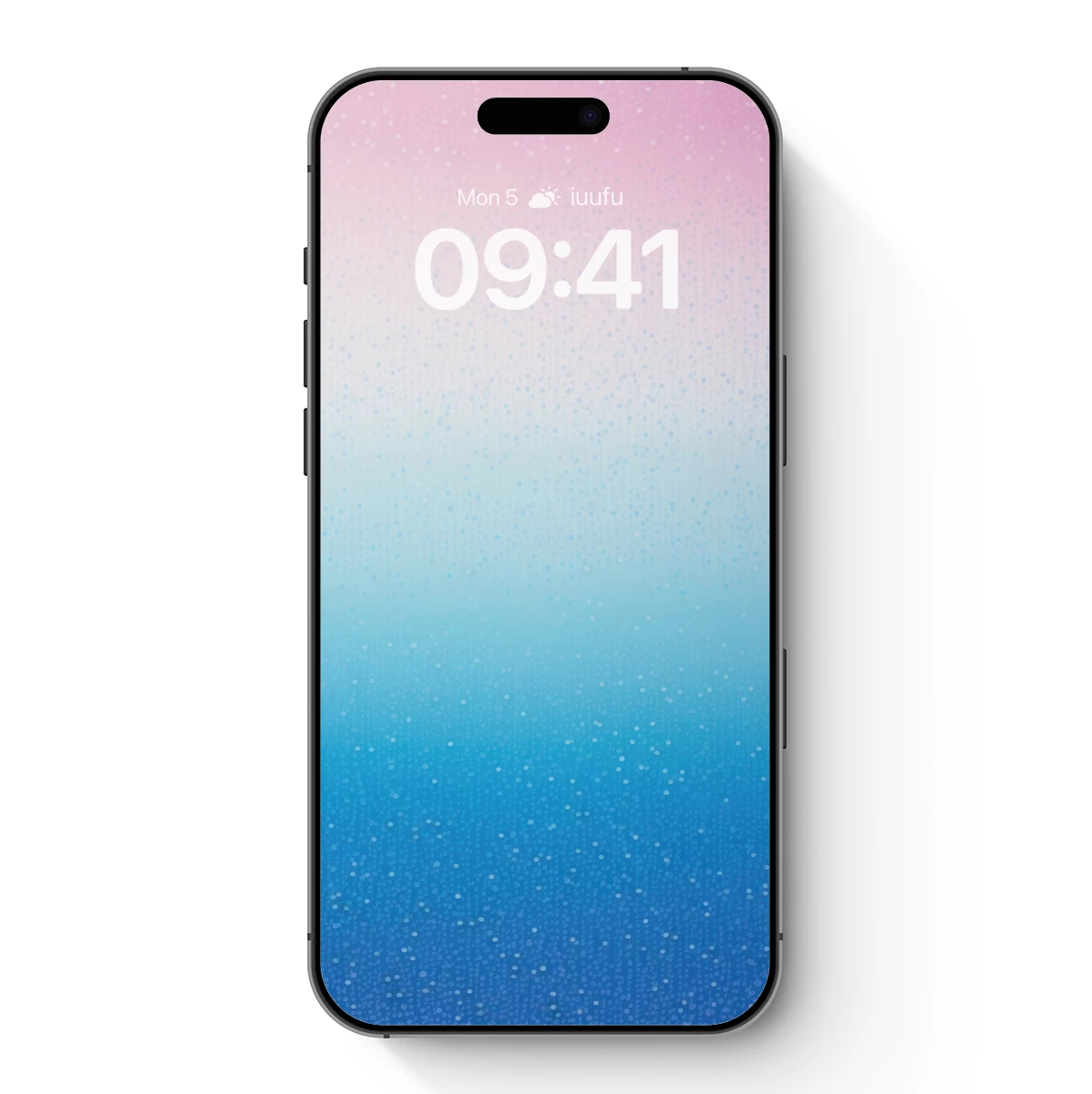 Gradient Serenity: Dot Matrix Dreamscape