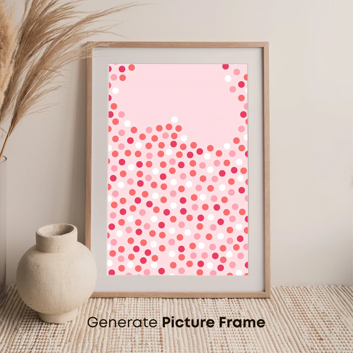 Dot Matrix Heart: Pink Polka Passion - Image 7