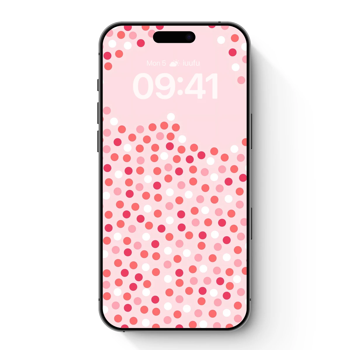 Dot Matrix Heart: Pink Polka Passion