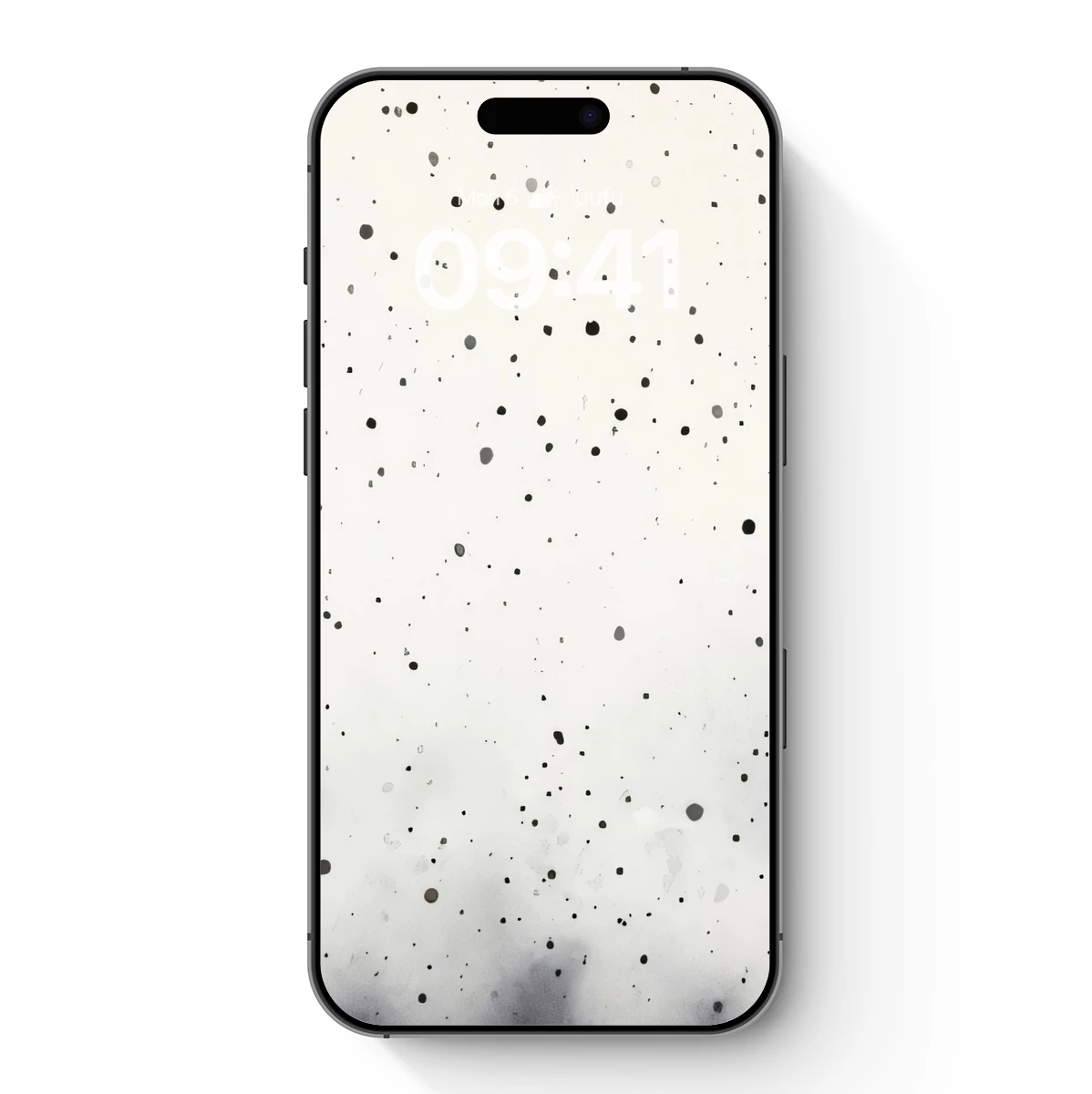 Ink Splatter Elegance: Monochrome Abstract Art