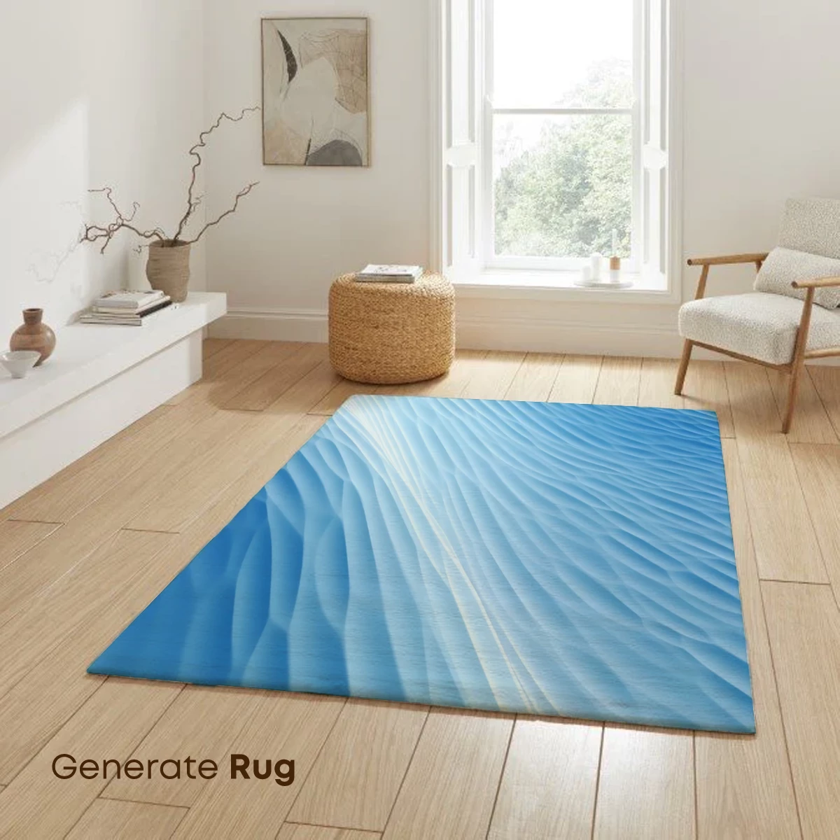 Ethereal Blue Dunes: A Symphony of Sand and Light - Image 6