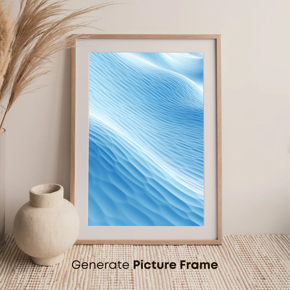 Ethereal Blue Dunes: A Symphony of Sand and Light - Image 7