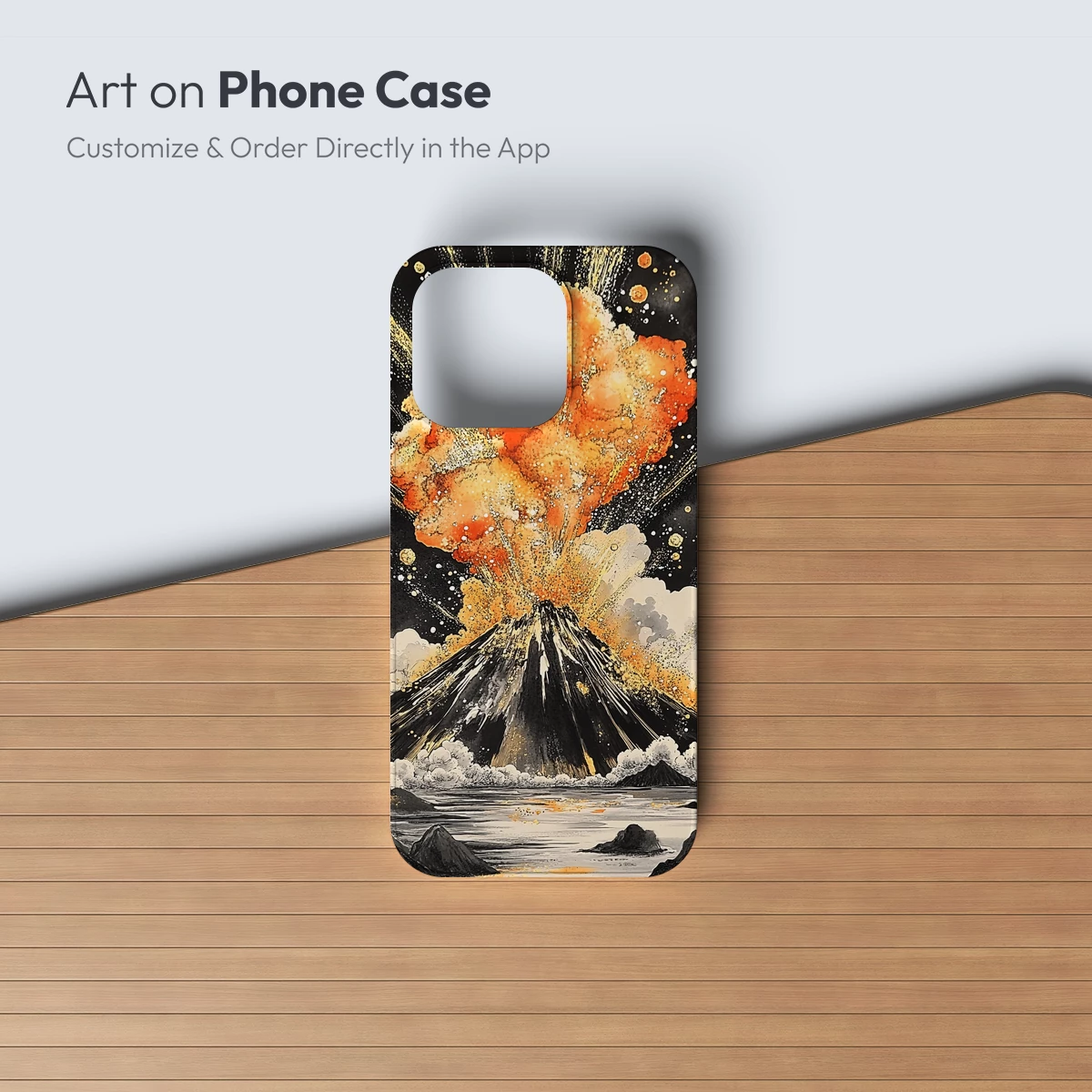 Erupting Volcano in Cosmic Splendor - Image 3