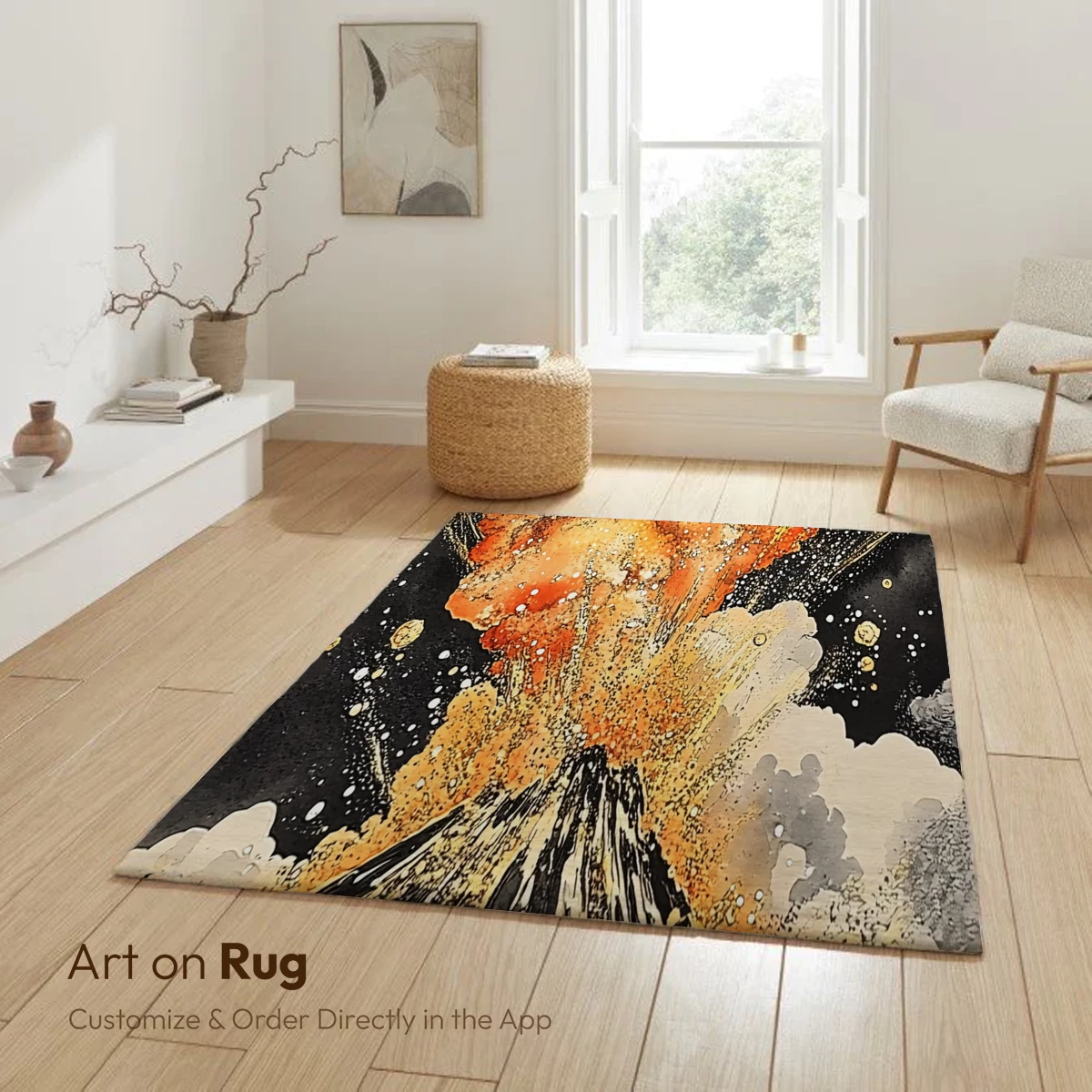 Erupting Volcano in Cosmic Splendor - Image 6