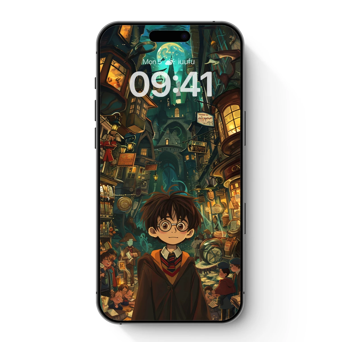 Enchanted Alley: A Wizard's Night Adventure