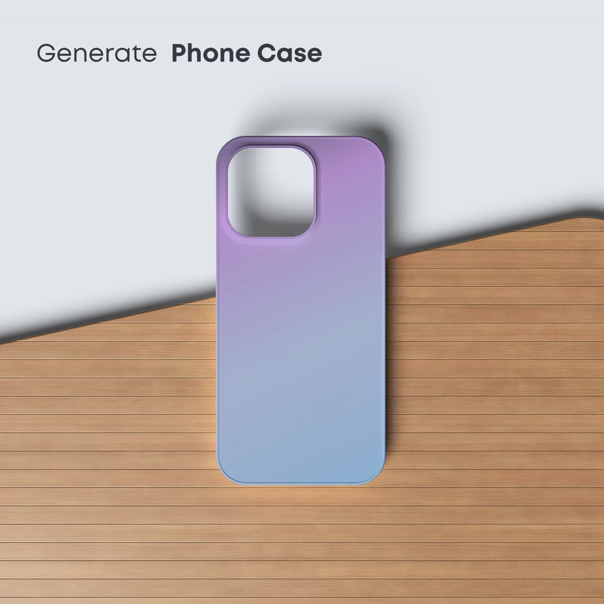 Gradient Serenity: Purple to Blue Harmony - Image 3