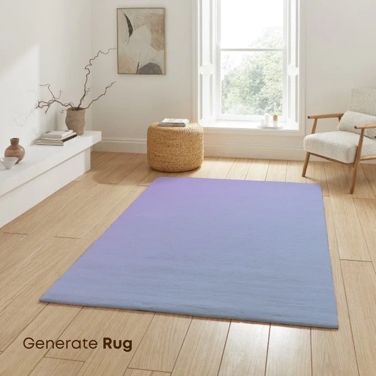 Gradient Serenity: Purple to Blue Harmony - Image 6