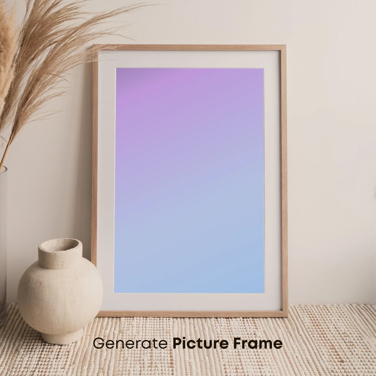 Gradient Serenity: Purple to Blue Harmony - Image 7