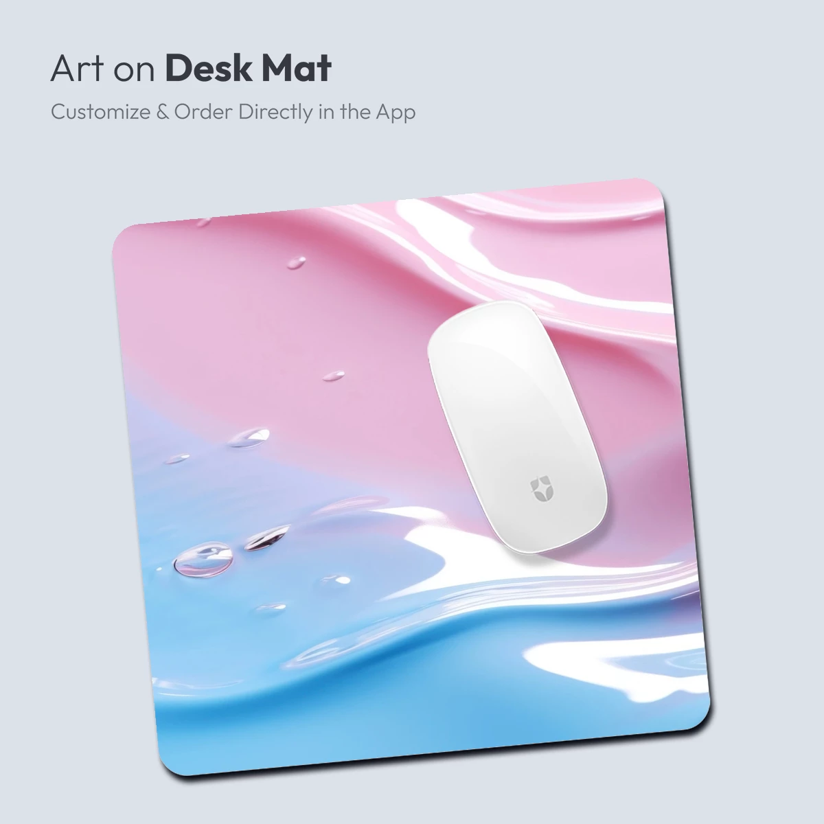 Fluid Harmony: Pink and Blue Elegance - Image 3