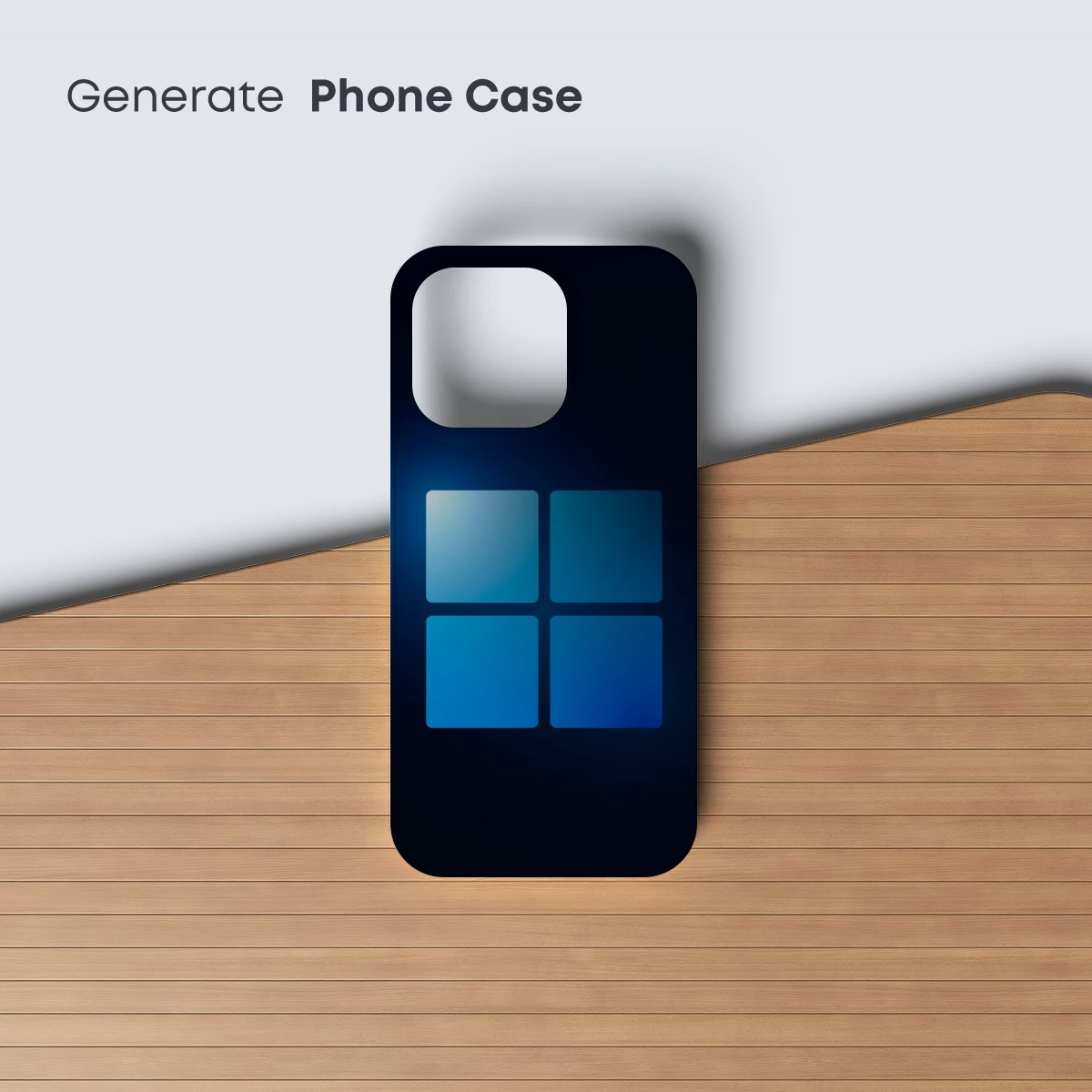 Blue Gradient Squares: Digital Minimalism - Image 3