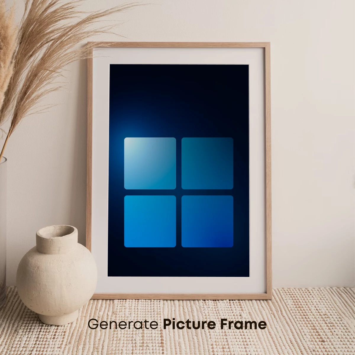 Blue Gradient Squares: Digital Minimalism - Image 7
