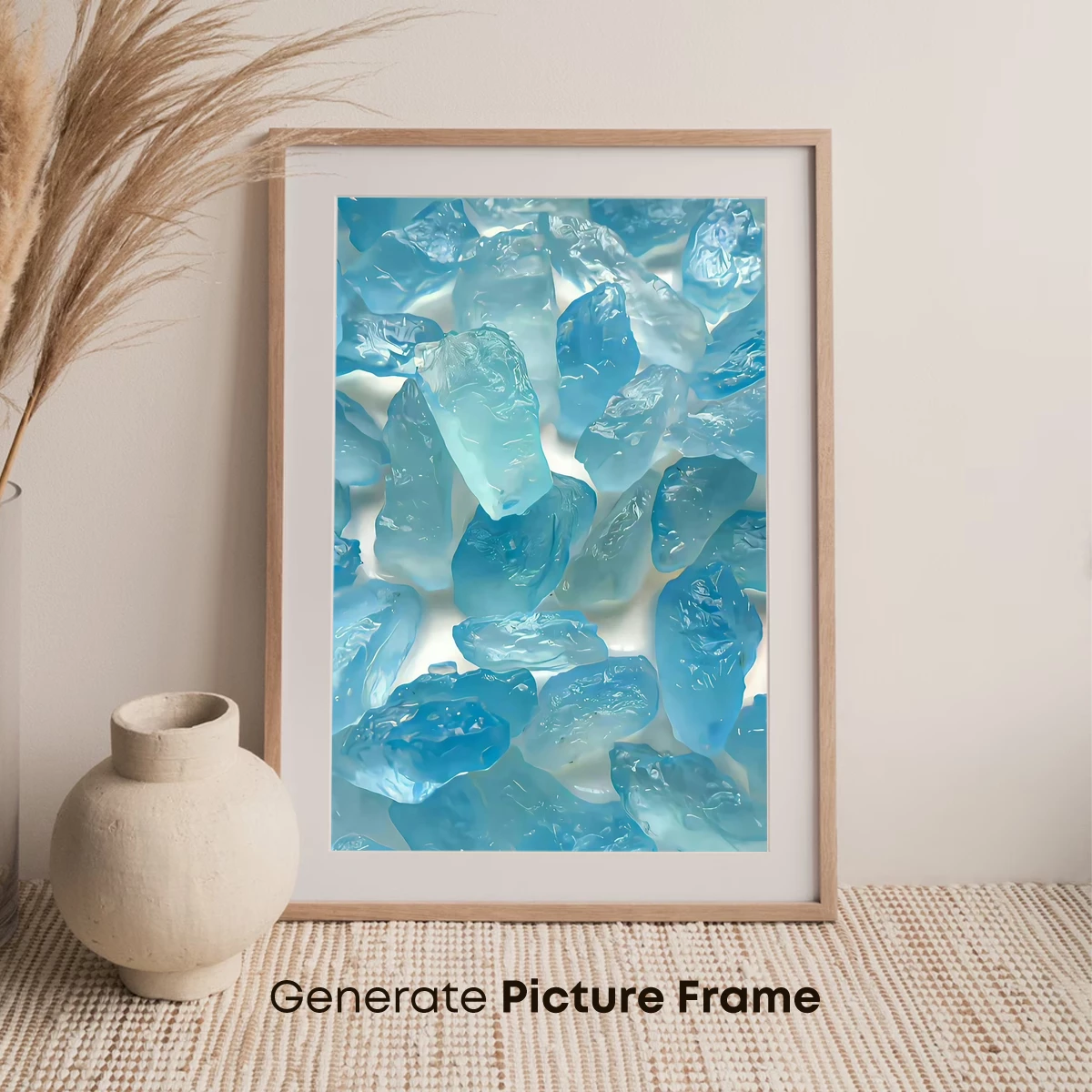 Azure Crystal Dreams: Ethereal Ice Sculptures - Image 7