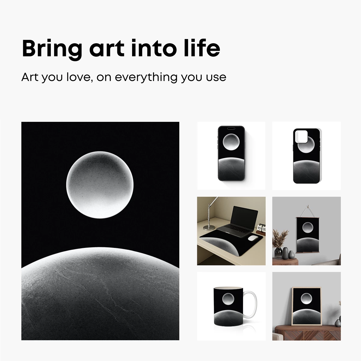 Celestial Spheres: A Study in Lunar Contrast - Image 2