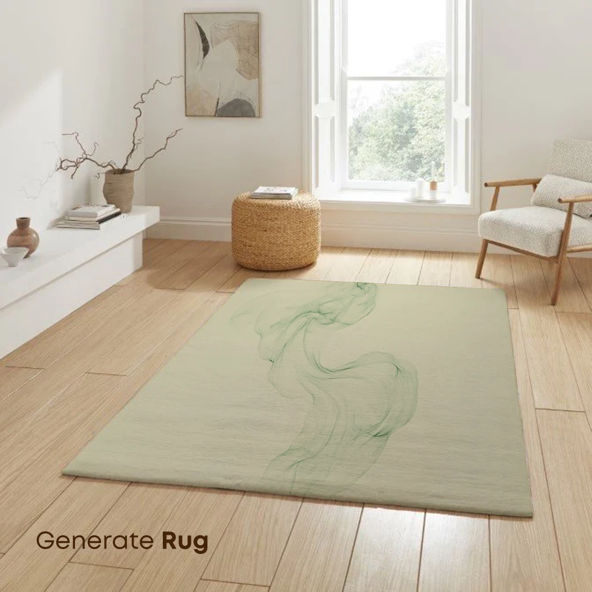 Ethereal Smoke Dance: Abstract Flow in Sepia Tones - Image 6