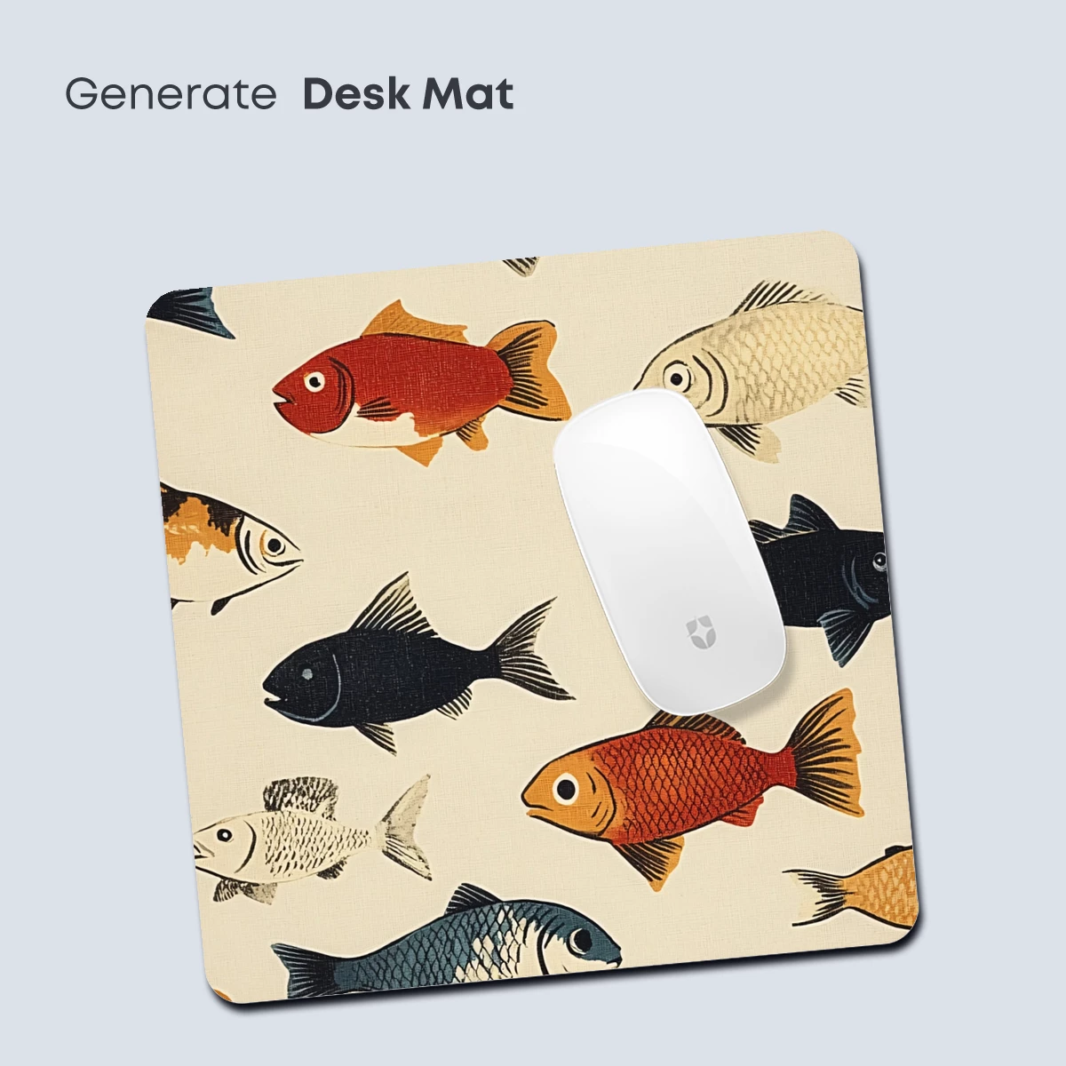 Aquatic Symphony: Colorful Fish Illustration - Image 4