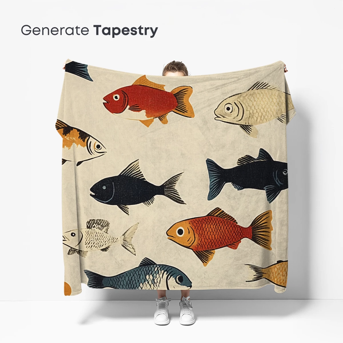 Aquatic Symphony: Colorful Fish Illustration - Image 5