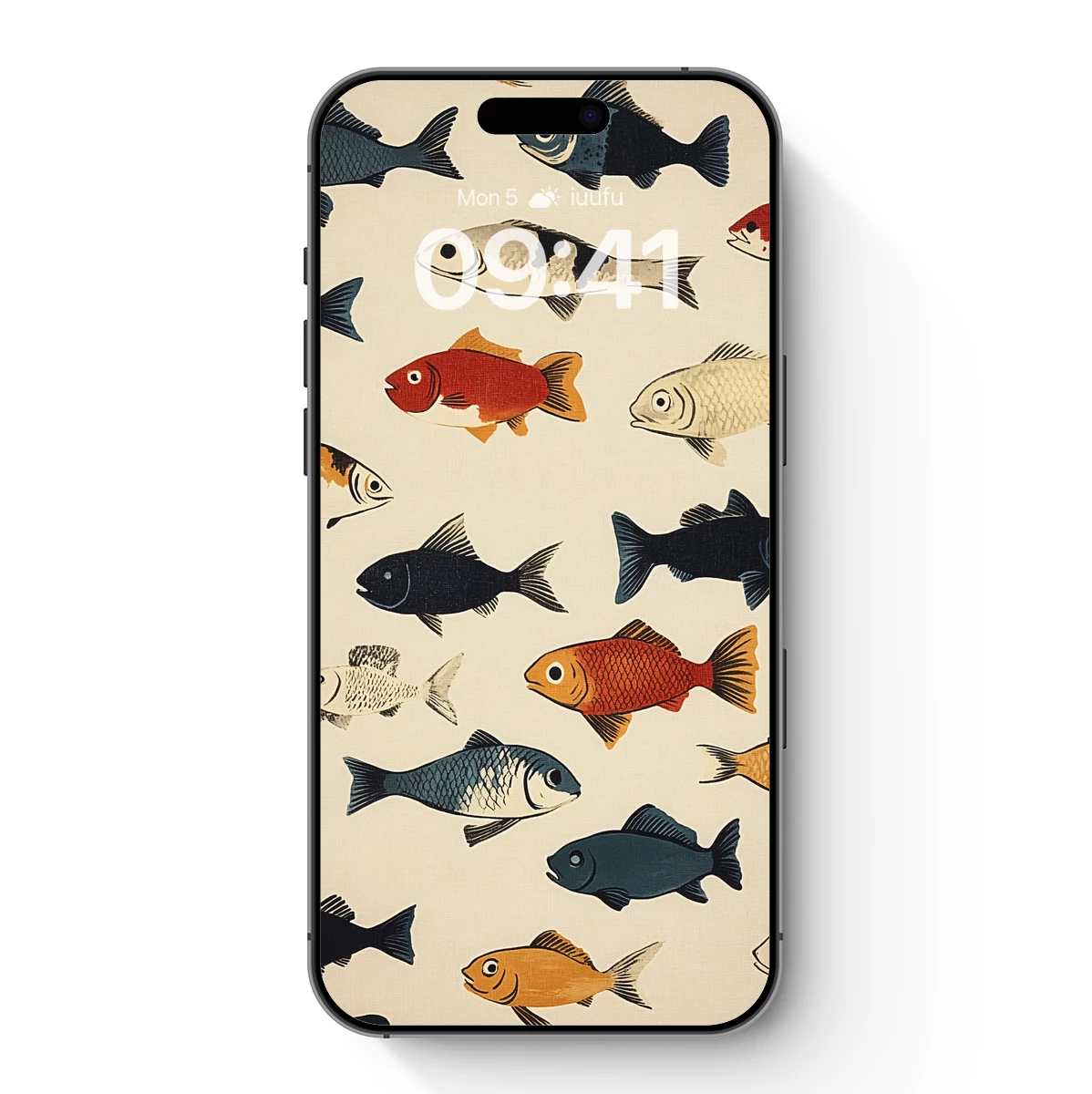 Aquatic Symphony: Colorful Fish Illustration