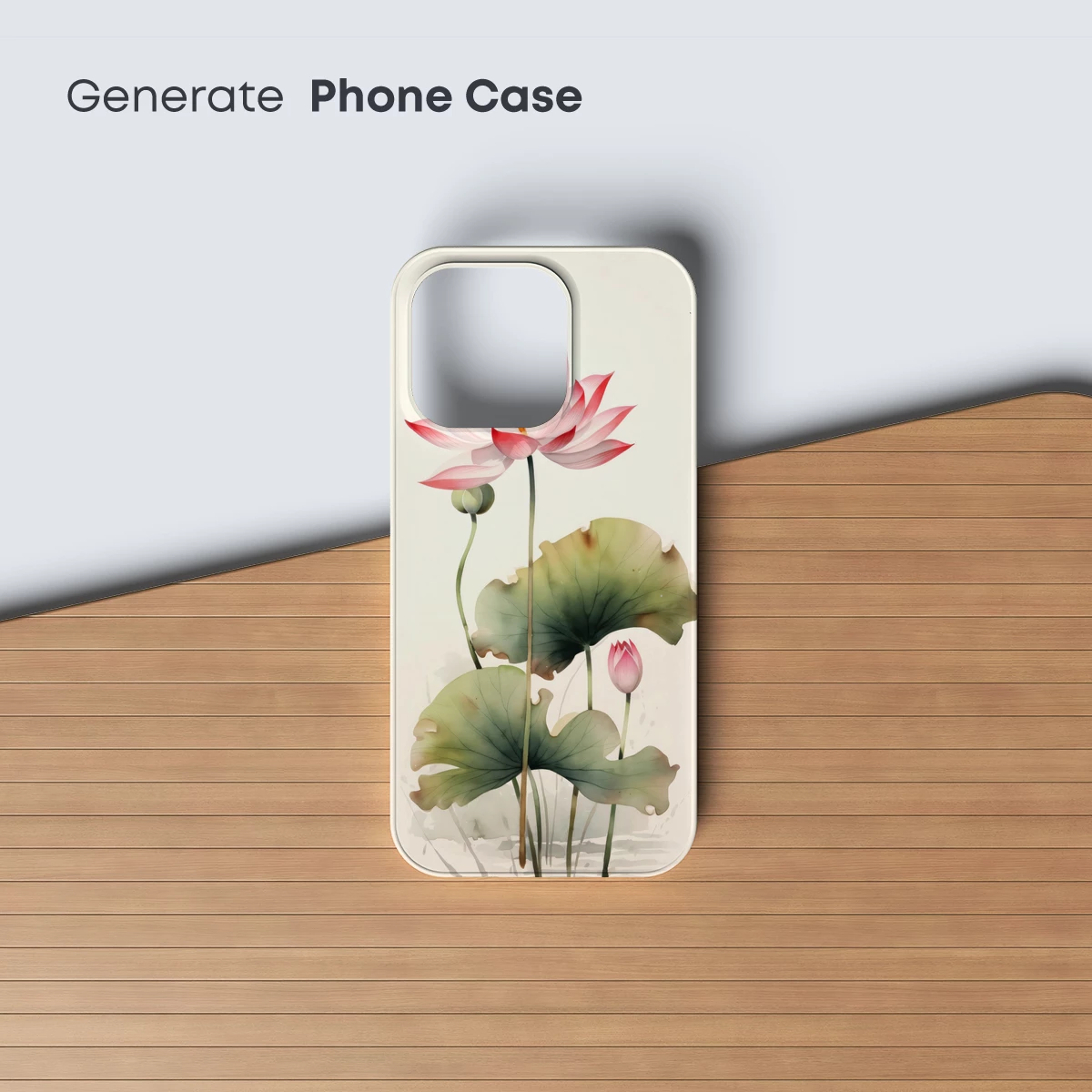 Elegant Lotus Bloom: Watercolor Harmony - Image 3