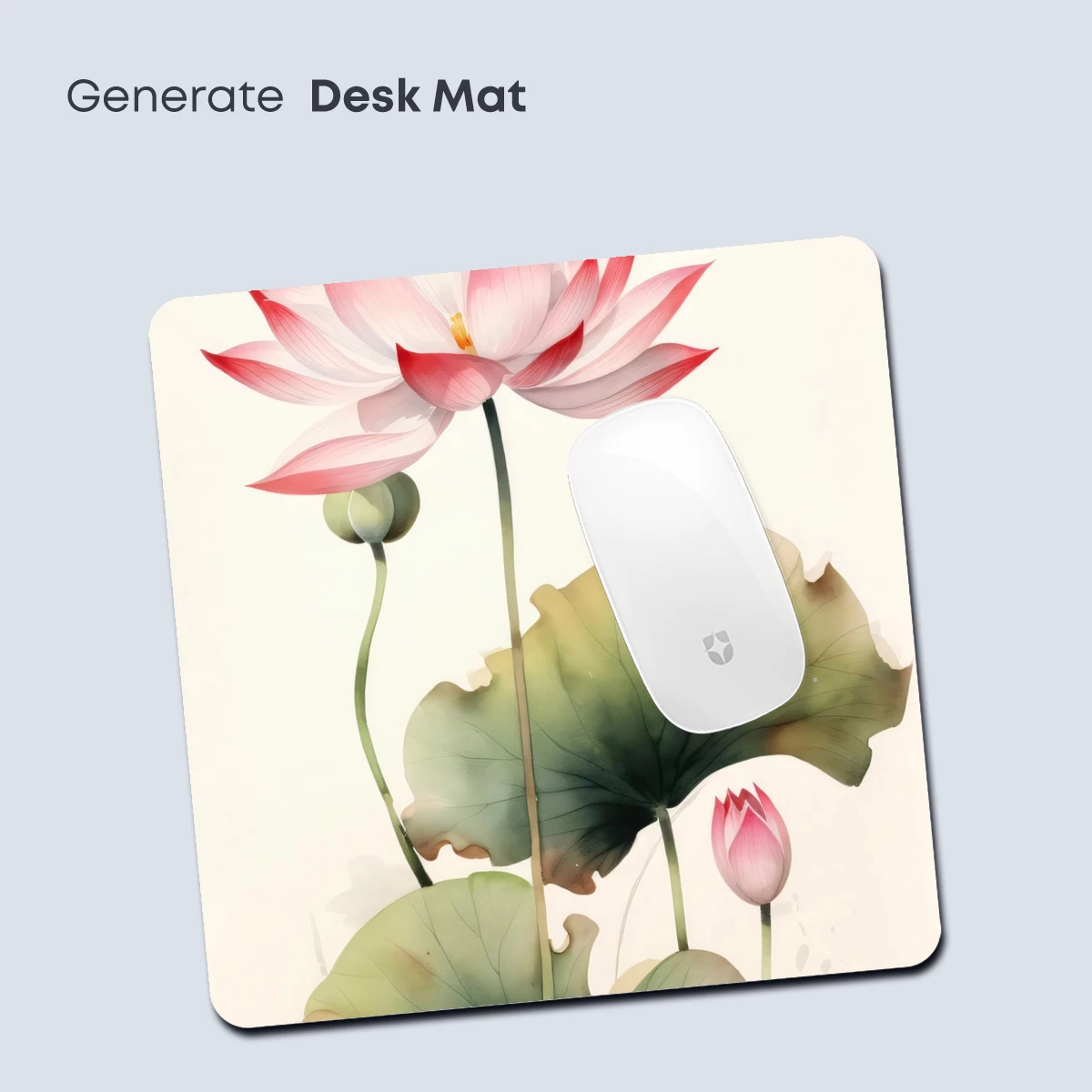 Elegant Lotus Bloom: Watercolor Harmony - Image 4