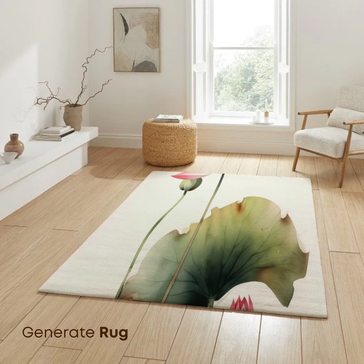 Elegant Lotus Bloom: Watercolor Harmony - Image 6