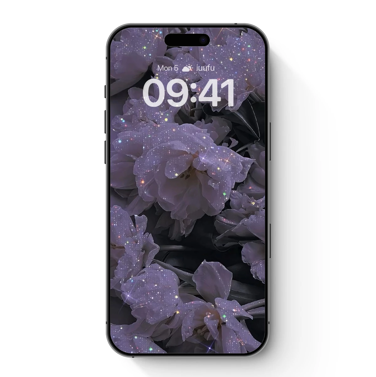 Glimmering Lilac Blossoms: A Starlit Floral Dream
