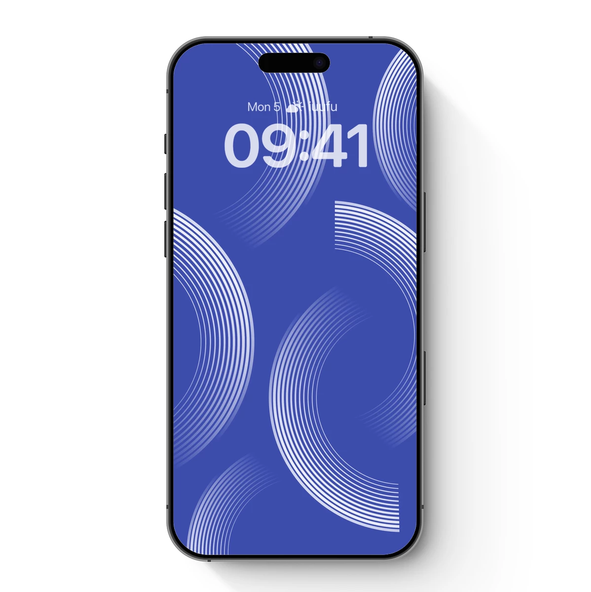 Blue Echoes: Abstract Arcs in Harmony