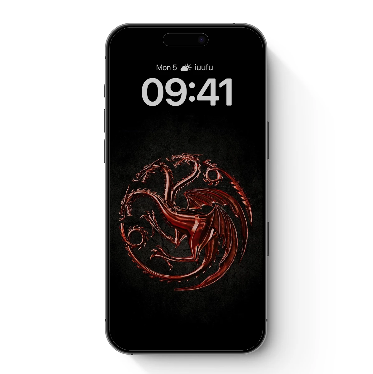 Crimson Dragons Entwined: Gothic Fantasy Emblem