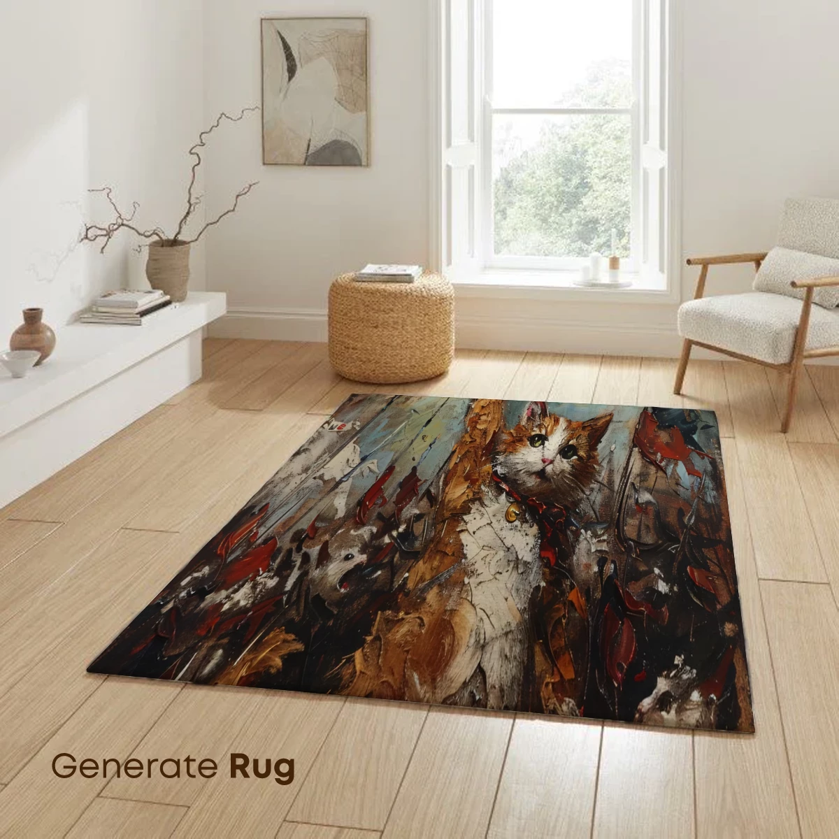 Feline Revolution: Bold Cats with Flags - Image 6