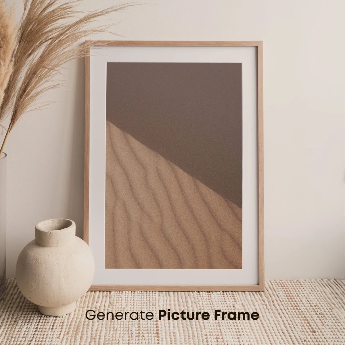 Desert Ripples: Sand's Elegance in Minimalist Form - Image 7