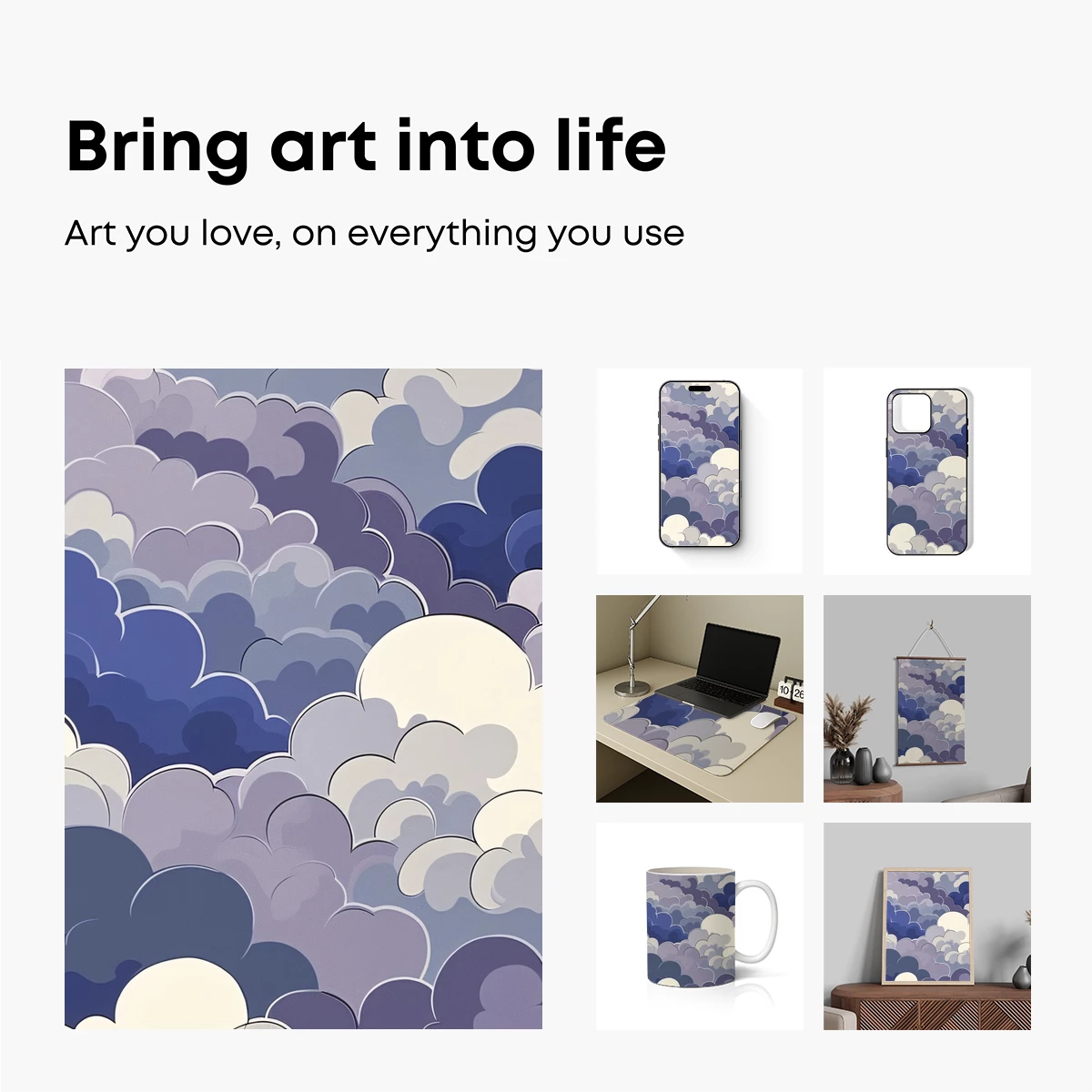 Dreamy Cloudscape: Whimsical Layers of Serenity - Image 2