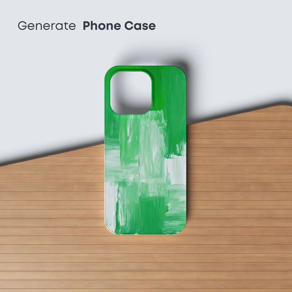 Emerald Waterfall: Abstract Green Flow - Image 3