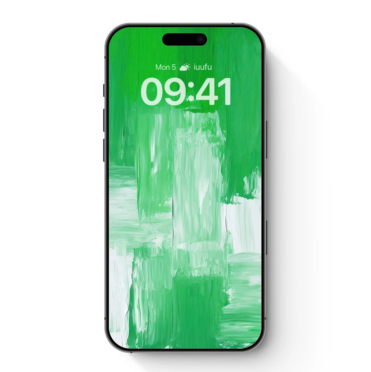 Emerald Waterfall: Abstract Green Flow