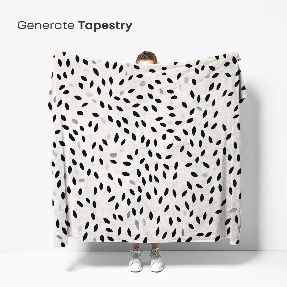 Abstract Leaf Whispers: Monochrome Elegance - Image 5