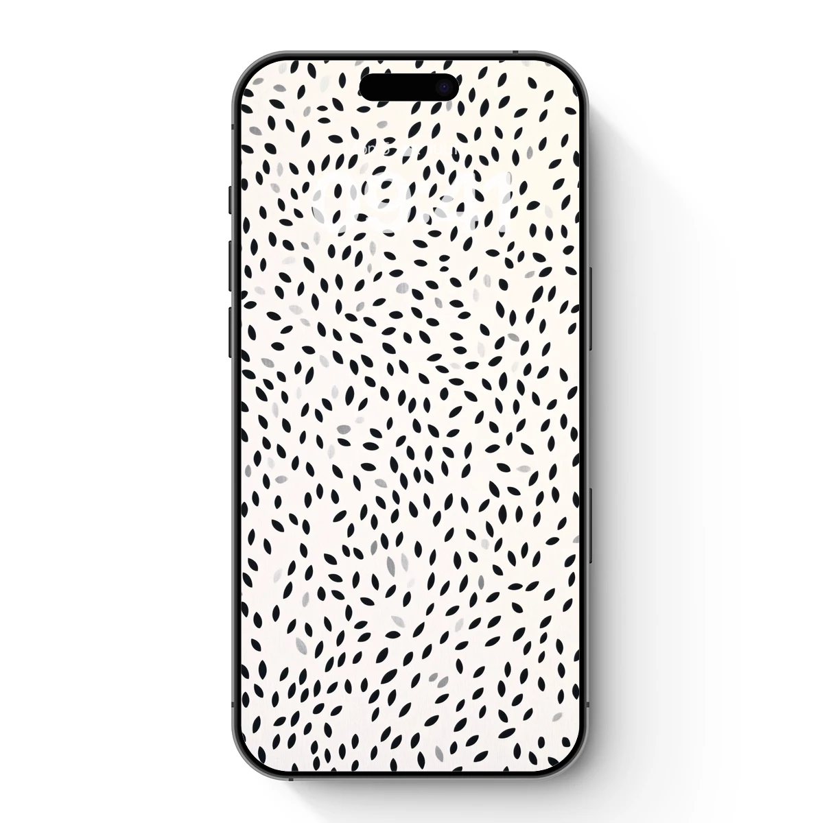 Abstract Leaf Whispers: Monochrome Elegance