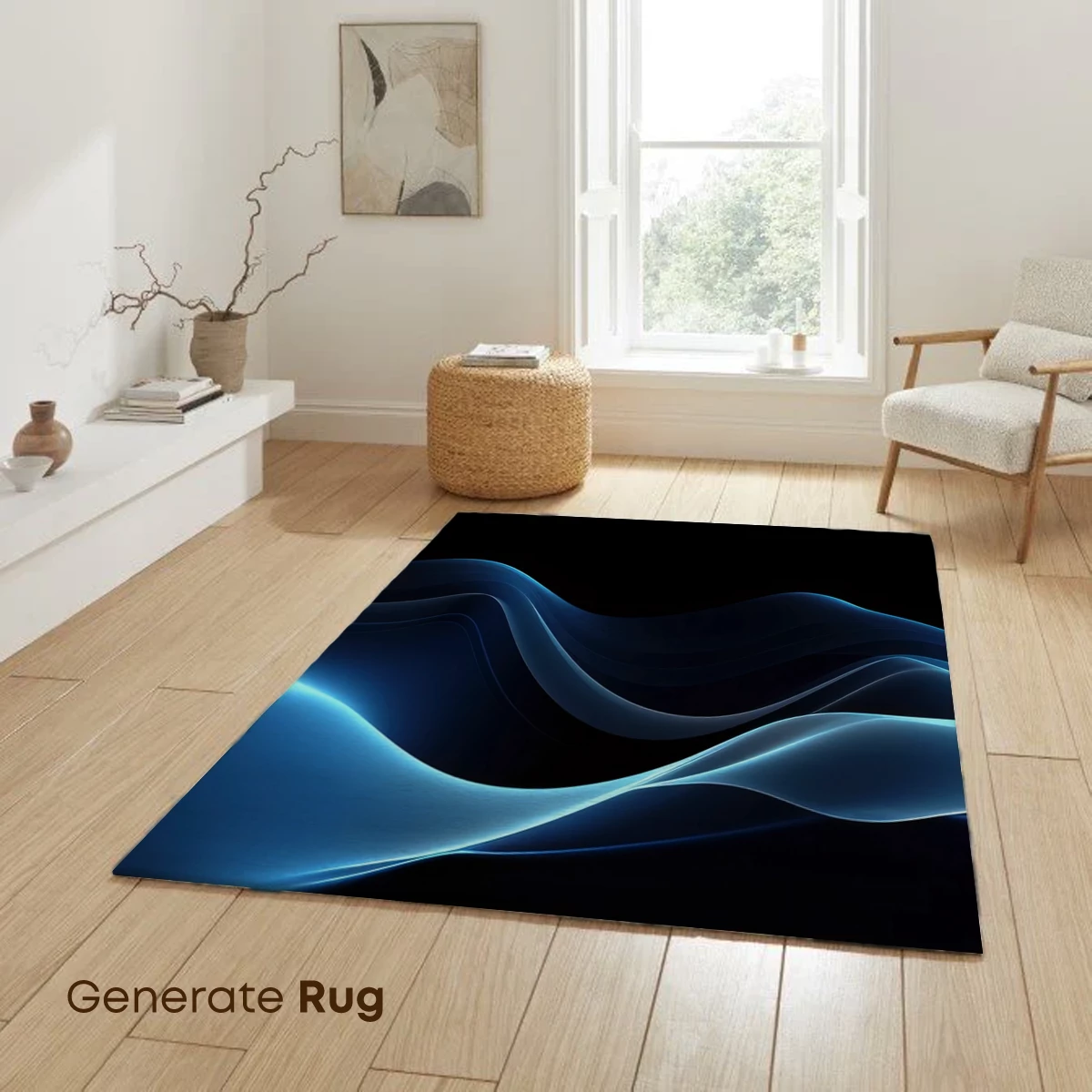 Ethereal Blue Waves: A Digital Symphony of Flow - Image 6