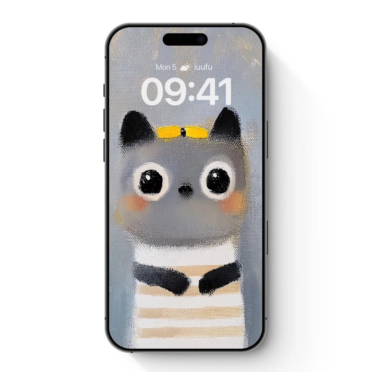 Chibi Cat in Stripes: Whimsical Artistry