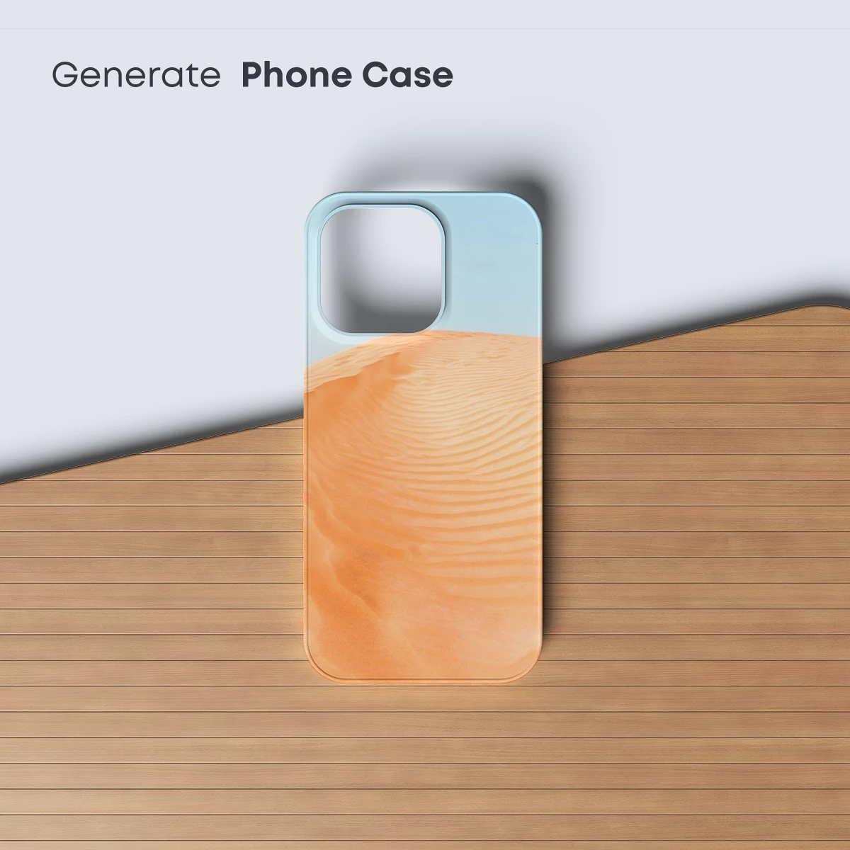 Desert Dunes in Serene Orange - Image 3