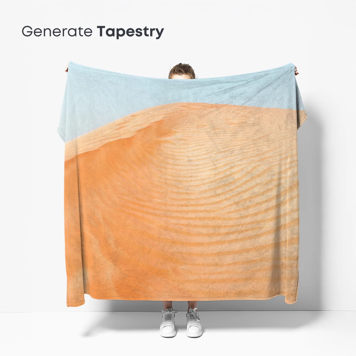 Desert Dunes in Serene Orange - Image 5