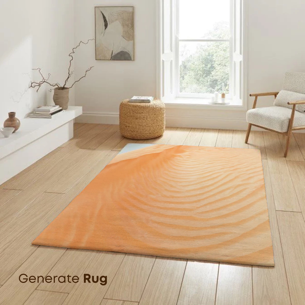 Desert Dunes in Serene Orange - Image 6