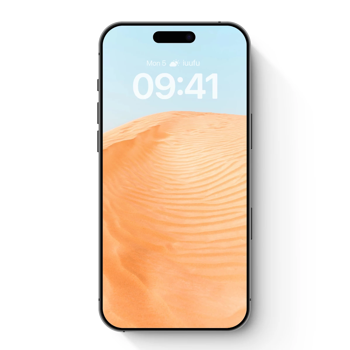 Desert Dunes in Serene Orange