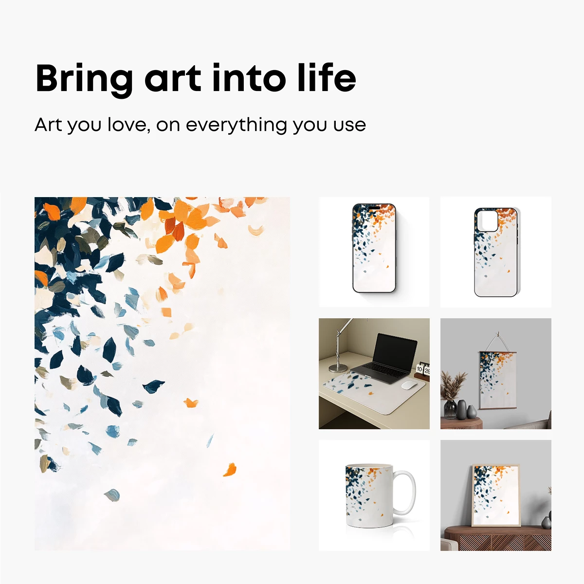 Abstract Autumn Whispers - Image 2