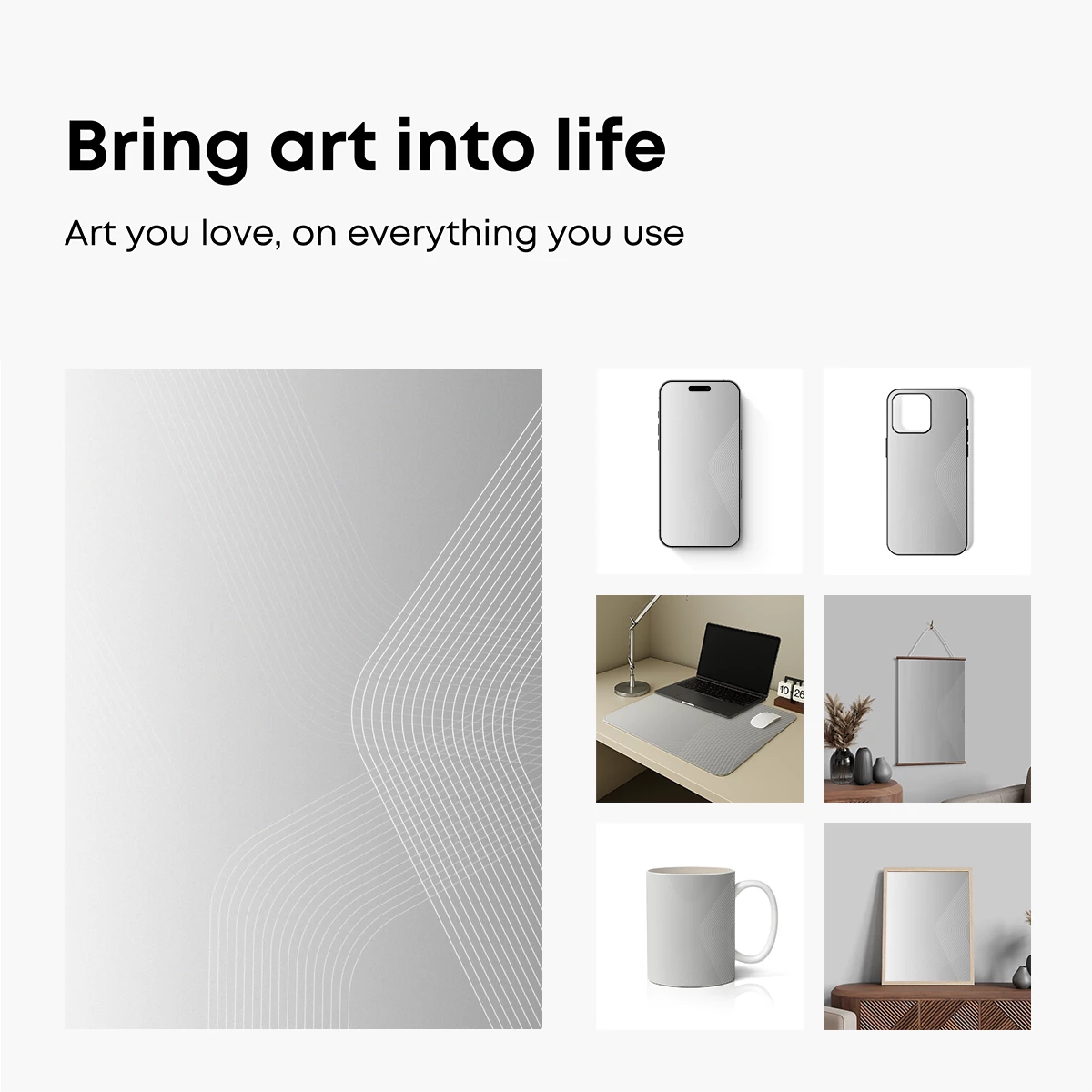 Elegant Curves in Monochrome - Image 2