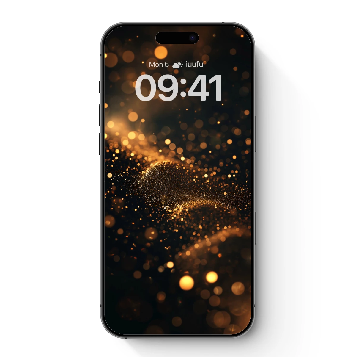 Golden Bokeh Whispers: A Symphony of Light Particles