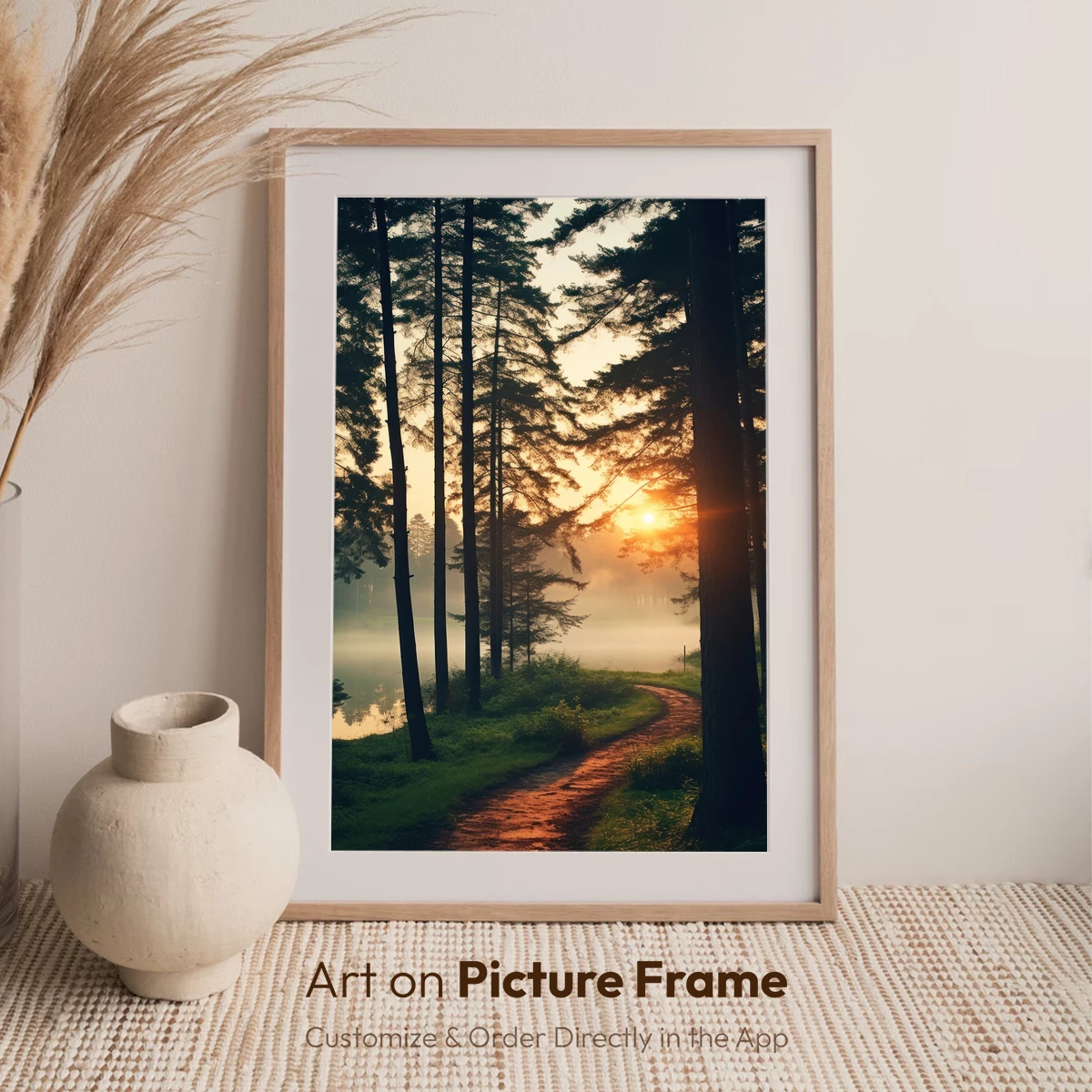 Golden Dawn in the Misty Forest - Image 7