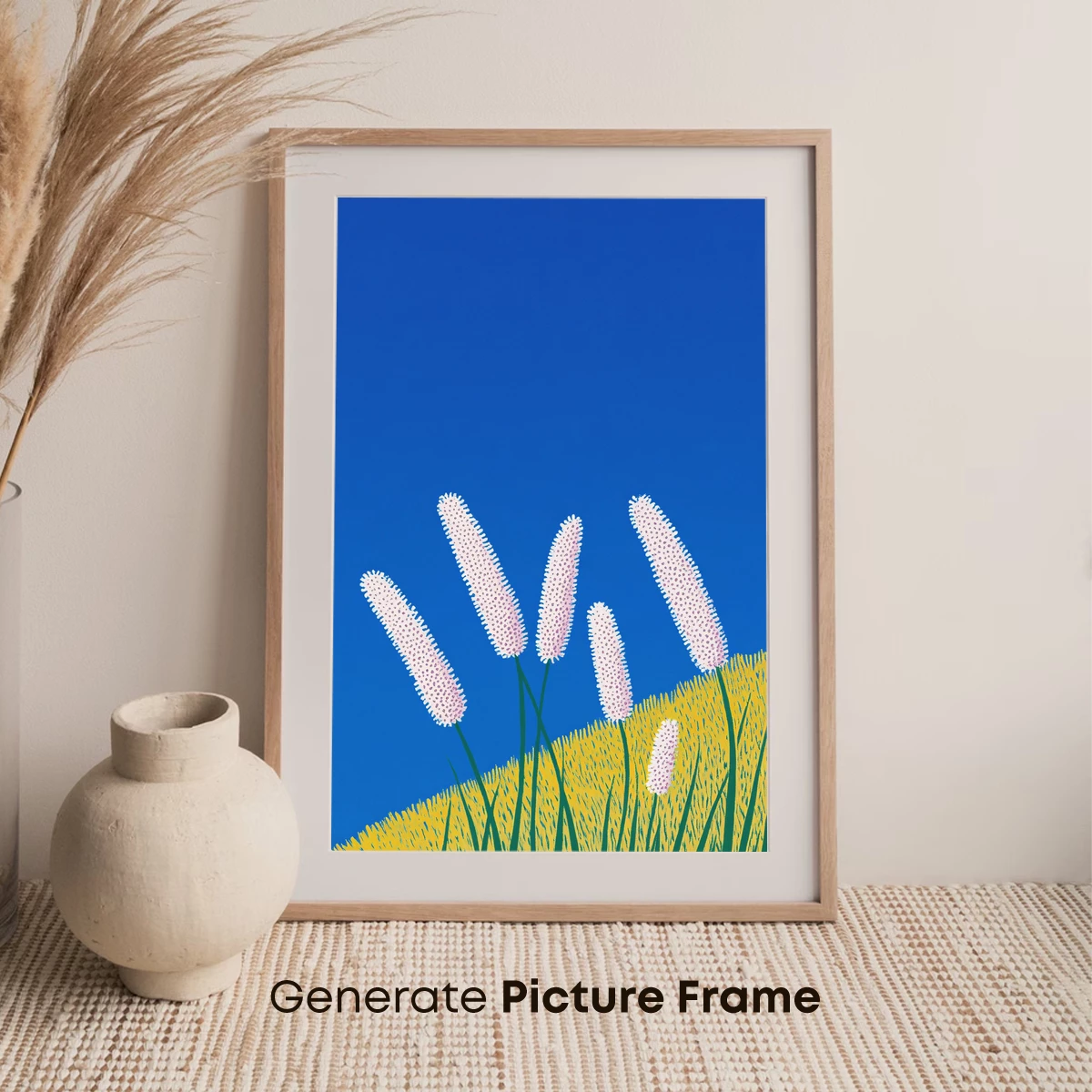 Cattail Serenity: Minimalist Nature in Bloom - Image 7