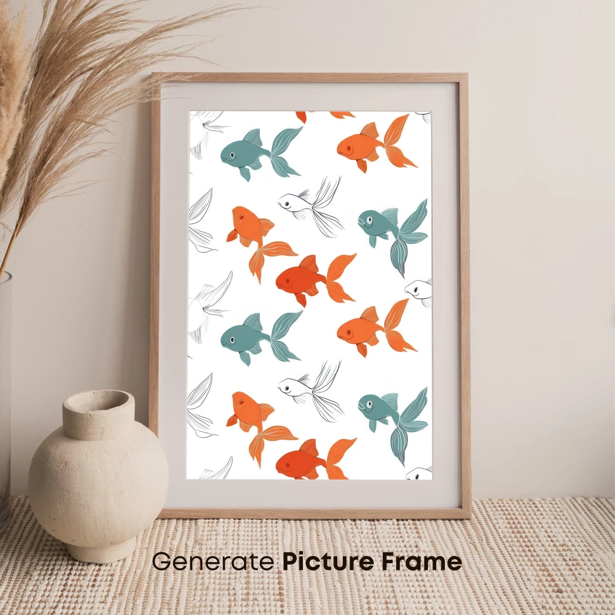 Aquatic Harmony: Colorful Fish Ballet - Image 7
