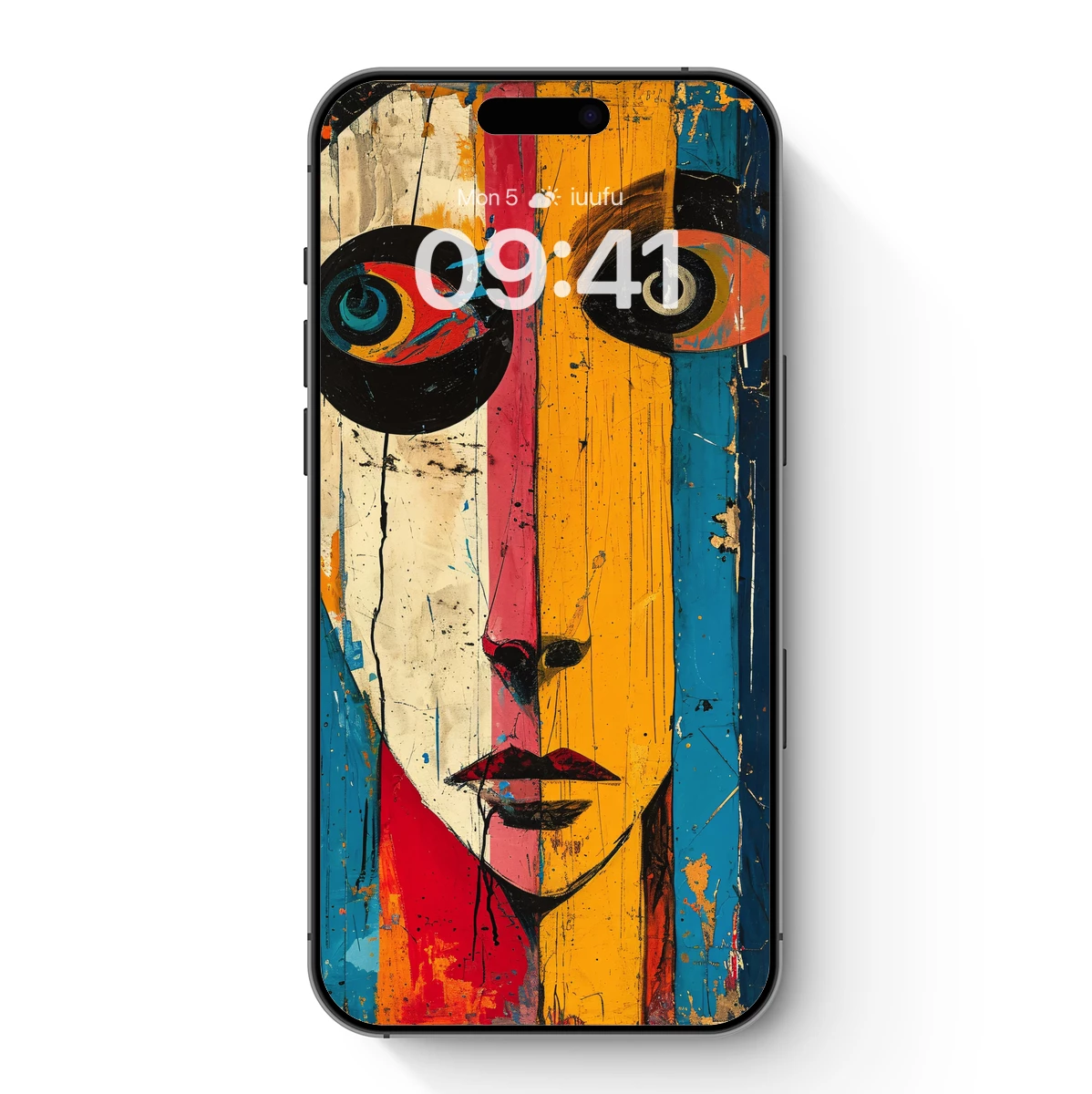 Cubist Face Fusion: Bold Colors and Abstract Geometry