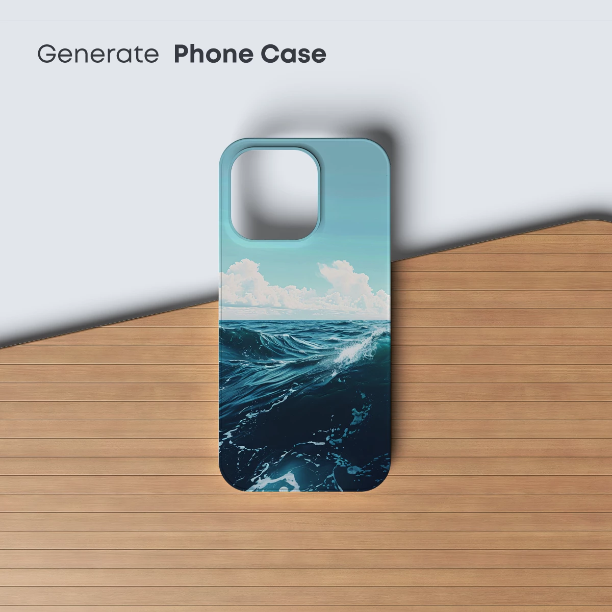 Oceanic Serenity: Waves Under a Dreamy Sky - Image 3